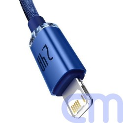 Baseus Lightning Crystal Shine Cable Series Fast Charging Data Cable 2.4A 2m Blue (CAJY000103) 4