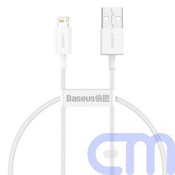 Baseus Lightning Superior Series cable, Fast Charging, Data 2.4A, 0.25m White (CALYS-02) 2