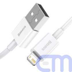 Baseus Lightning Superior Series cable, Fast Charging, Data 2.4A, 0.25m White (CALYS-02) 3