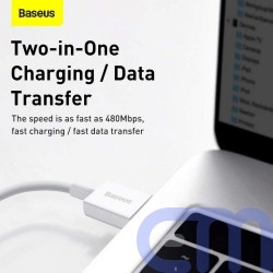 Baseus Lightning Superior Series cable, Fast Charging, Data 2.4A, 0.25m White (CALYS-02) 7