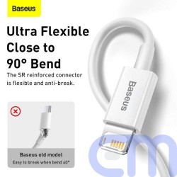 Baseus Lightning Superior Series cable, Fast Charging, Data 2.4A, 0.25m White (CALYS-02) 11