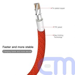 Baseus Lightning Yiven Apple Cable 2A 1.8m Red (CALYW-A09) 3