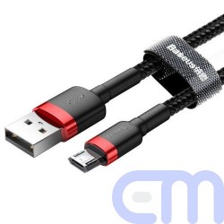 Baseus Micro USB Cafule Cable 1.5A 2m Red + Black (CAMKLF-C91) 3