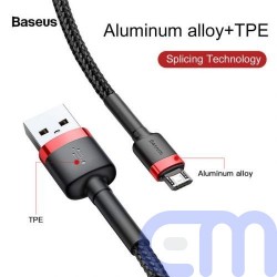 Baseus Micro USB Cafule Cable 1.5A 2m Red + Black (CAMKLF-C91) 4