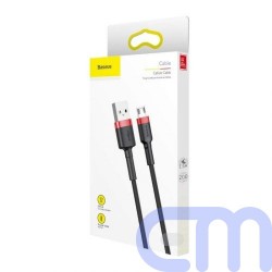 Baseus Micro USB Cafule Cable 1.5A 2m Red + Black (CAMKLF-C91) 9