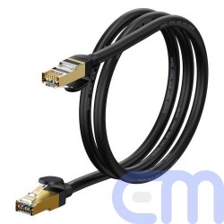 Baseus Network Cable High Speed (CAT7) of RJ45 (round cable) 10 Gbps, 1m Black (WKJS010101) 4