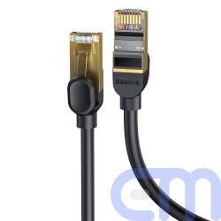 Baseus Network Cable High Speed (CAT7) of RJ45 (round cable) 10 Gbps, 1m Black (WKJS010101) 5