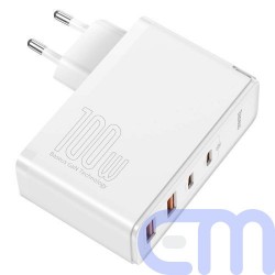 Baseus Travel Charger GaN2 Pro Quick wall charger C+C+U+U, PD 3.0, QC 4.0+, 100W EU White (CCGAN2P-L02) 4