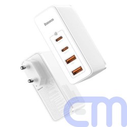 Baseus Travel Charger GaN2 Pro Quick wall charger C+C+U+U, PD 3.0, QC 4.0+, 100W EU White (CCGAN2P-L02) 5