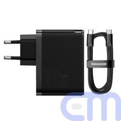 Baseus Travel Charger GaN5 Pro Quick wall charger C+U, PD3.0, QC4.0 +, AFC, 100W EU Black (CCGP090201) 22