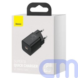 Baseus Travel Charger Super Si 1C Quick Charger 25W EU Black (CCSP020101) 17