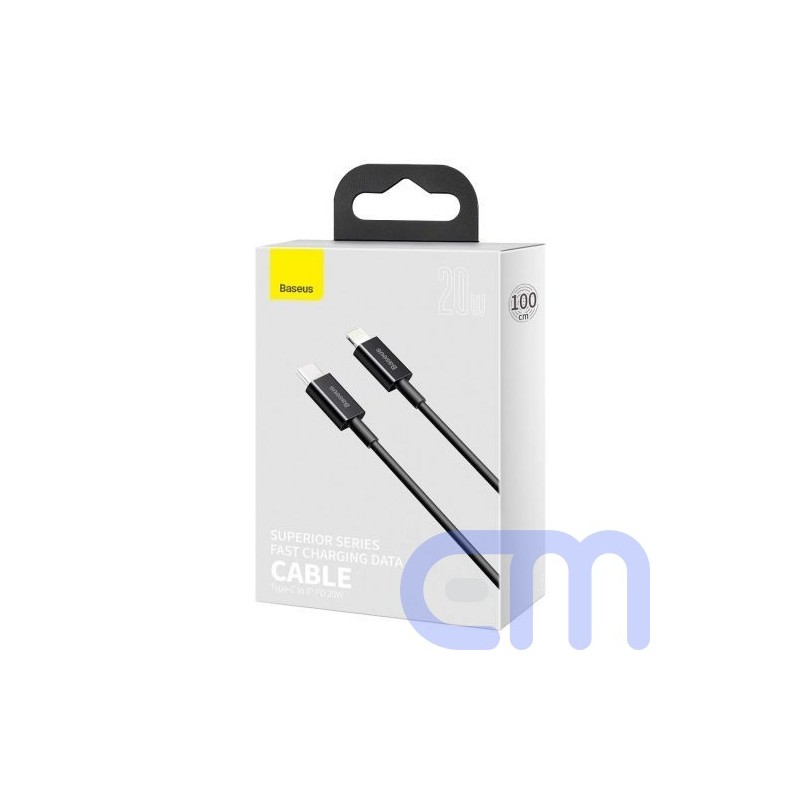 Baseus Type-C - Lightning Superior Series fast charging data cable PD 20W 1m Black (CATLYS-A01)