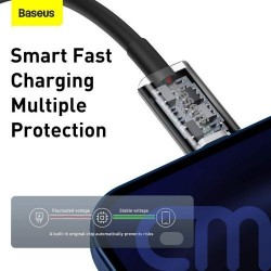 Baseus Type-C - Lightning Superior Series fast charging data cable PD 20W 1m Black (CATLYS-A01) 6