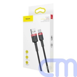 Baseus Type-C Cafule cable 2A, 3m Red/Black (CATKLF-U91) 1