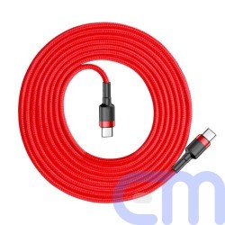 Baseus Type-C Cafule PD2.0 60W flash charging Cable (20V 3A) 2m Red (CATKLF-H09) 7