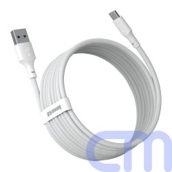 Baseus Type-C Simple Wisdom cable (2pcs/set) 5A 1.5m White (TZCATZJ-02) 16