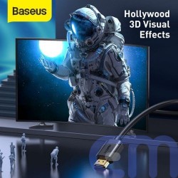 Baseus Video Cable High definition Series HDMI To HDMI 4K 60 Hz, 3D HDR, 18 Gbps, 1m Black (CAKGQ-A01) 15