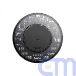 Baseus Wireless Charger BS-W530 PD 15W with Type-C cable PD 24W, 1m, Black (CCJJ050001) 3