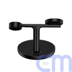 Baseus Wireless Charger Swan stand 3-in-1 Magnetic charger with TypeC cable 15W, 1m Black (WXTE000101) 8