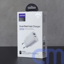 Joyroom Travel Charger C+U, QC 3.0, PD 20W, White EU (L-QP2011) 3