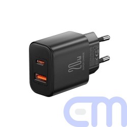 Joyroom Travel Charger U+C, PD 20W with Type-C to Type-C Cable, 1m, Black (JR-TCF05) 3