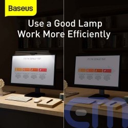 Baseus Home i-wok Series USB Stepless Dimming Screen Hanging Light 5W (Youth) 2800K/4000K/5500K Black (DGIWK-B01) 9
