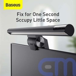 Baseus Home i-wok Series USB Stepless Dimming Screen Hanging Light 5W (Youth) 2800K/4000K/5500K Black (DGIWK-B01) 13