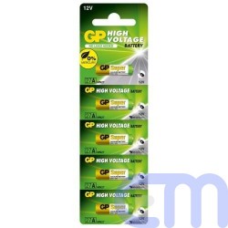 GP Battery (A27) Alkaline 12V / LR27 27AF-U5 (5 batteries / blister) 12V 1