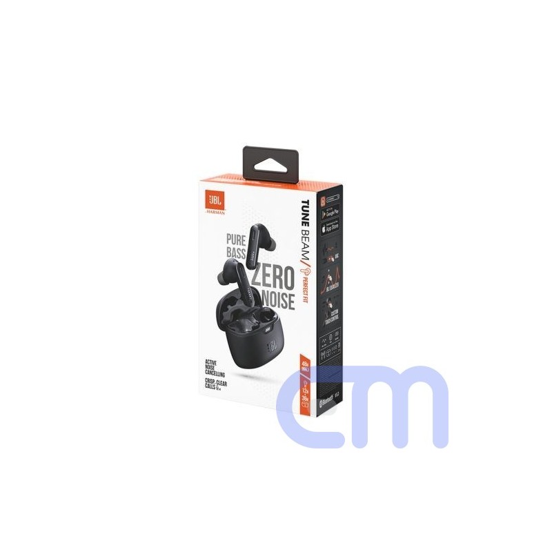 JBL Tune Beam TWS Bluetooth Wireless In-Ear Earbuds Black EU