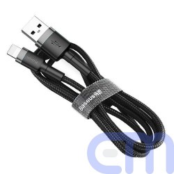 Baseus Lightning Cafule Cable, 2A, 3m Gray/Black (CALKLF-RG1) 14