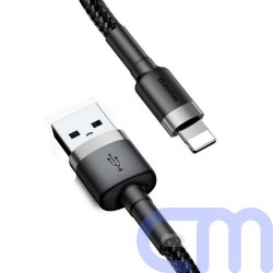 Baseus Lightning Cafule Cable, 2A, 3m Gray/Black (CALKLF-RG1) 15