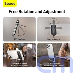 Baseus Universal Tool self-adhesive foldable phone holder suitable from 5.4 inch Black (LUXZ000001) 19