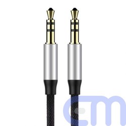 Baseus Audio Yiven M30 Cable 1.5M Silver/Black (CAM30-CS1) 3