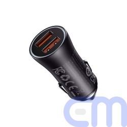 Baseus Car Charger Golden Contactor Max Dual Fast Charger U+U 60W Dark Gray (CGJM000013) 3