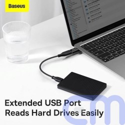 Baseus Converter Ingenuity Series Mini OTG Adaptor USB-A 3.1 Female to Type-C Male Black (ZJJQ000001) 12