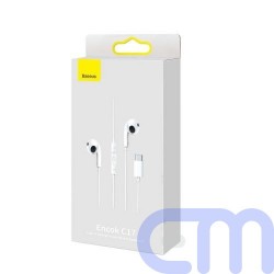 Baseus Earphone Encok C17 in-ear wired earphone with Type-C and microphone White (NGCR010002) 18