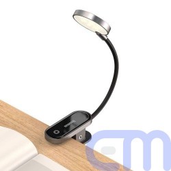 Baseus Home Comfort Reading Mini Clip Lamp + charing cable, 400 mAh, 4000K, 3W Dark Gray (DGRAD-0G) 8