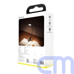 Baseus Home Comfort Reading Mini Clip Lamp + charing cable, 400 mAh, 4000K, 3W Dark Gray (DGRAD-0G) 12