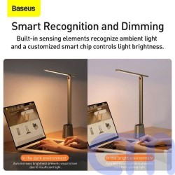 Baseus Home Smart Eye Series Charging Folding Reading Desk Lamp 2200 mAh (Smart Light) 5W Gray (DGZG-0G) 14