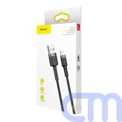 Baseus Lightning Cafule Cable 1.5A 2m Gray + Black (CALKLF-CG1) 1