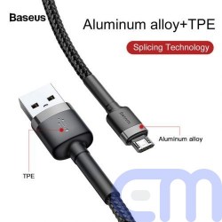 Baseus Micro USB Cafule Cable 1.5A 2m Gray + Black (CAMKLF-CG1) 4