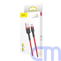 Baseus Micro USB Cafule Cable 1.5A 2m Red + Red (CAMKLF-C09) 1