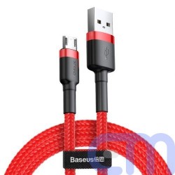 Baseus Micro USB Cafule Cable 1.5A 2m Red + Red (CAMKLF-C09) 2