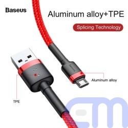 Baseus Micro USB Cafule Cable 1.5A 2m Red + Red (CAMKLF-C09) 3