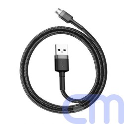 Baseus Micro USB Cafule Cable 2.4A 0.5m Gray + Black (CAMKLF-AG1) 6