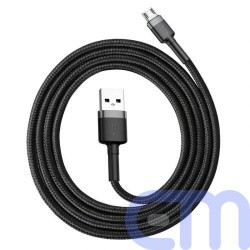 Baseus Micro USB Cafule Cable 2.4A 1m Gray + Black (CAMKLF-BG1) 6