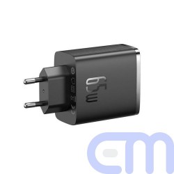 Baseus Travel Charger Cube Pro GaN Quick Charger C+C+U, 65W, Black EU (P10152301113-00) 3