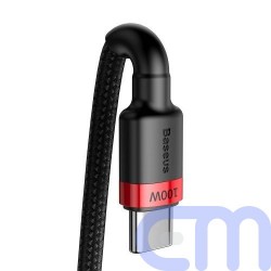 Baseus Type-C - Type-C cable Cafule PD2.0 100W Flash charging (20V 5A) 2m Red/Black (CATKLF-AL91) 3