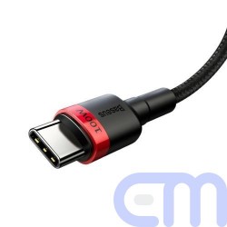 Baseus Type-C - Type-C cable Cafule PD2.0 100W Flash charging (20V 5A) 2m Red/Black (CATKLF-AL91) 4