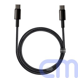 Baseus Type-C - Type-C cable Tungsten Gold Fast charging and data 100W (20V/5A) 1m Black (CATWJ-01) 2